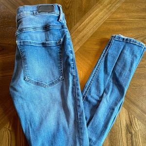 Size 2 regular skinny stretch jeans from Express. High rise.